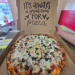 Pizza box - It's always a great time for pizza - Pizza Palace Wellington