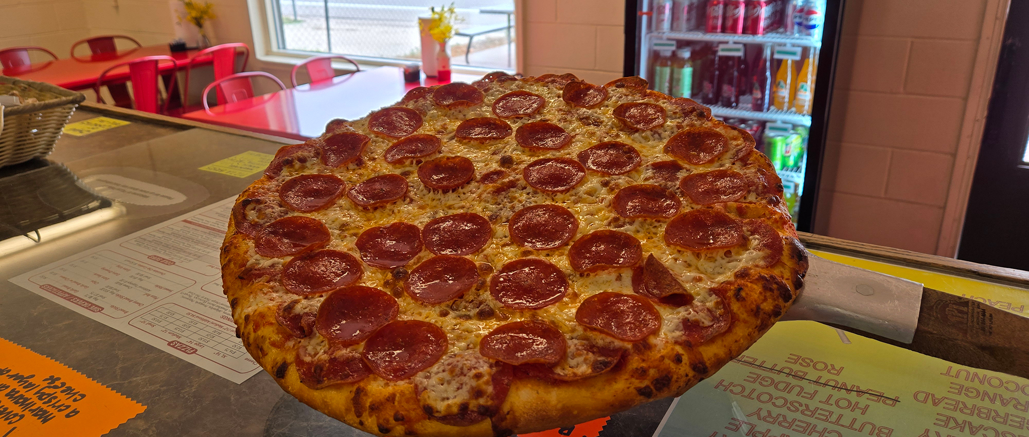 Pizza Pie at Pizza Palace Wellington